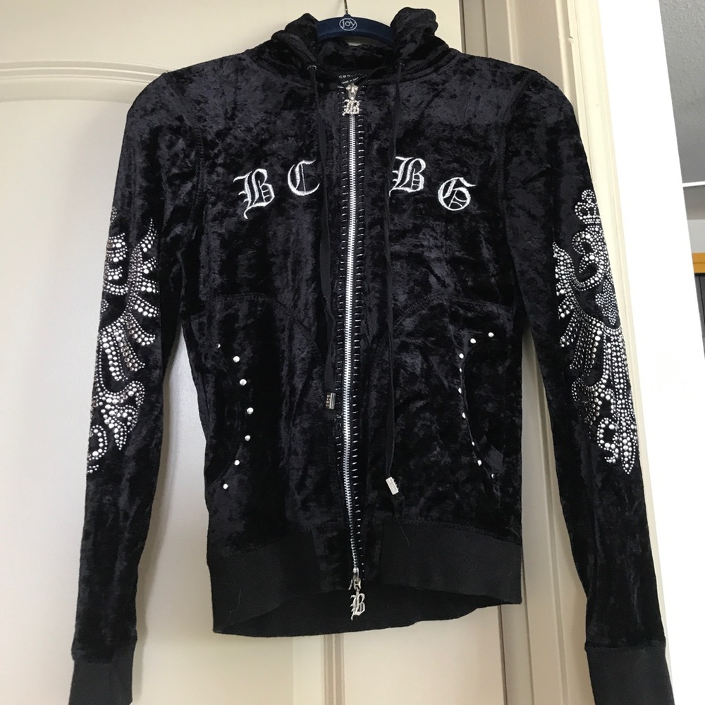 BCBG velour hoody